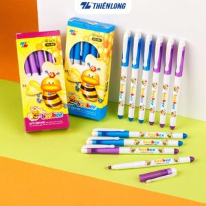 Combo 5/10 bút lông kim bút mực nước Beebee Thiên Long