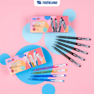 Combo 5/20 bút bi Thiên Long TP-06 ngòi 0.5mm mực xanh